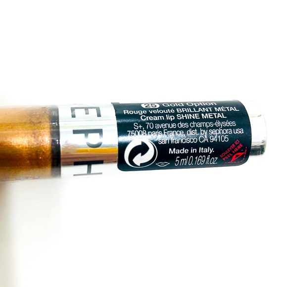 SEPHORA gold metal lip cream✨ - Picture 5 of 6